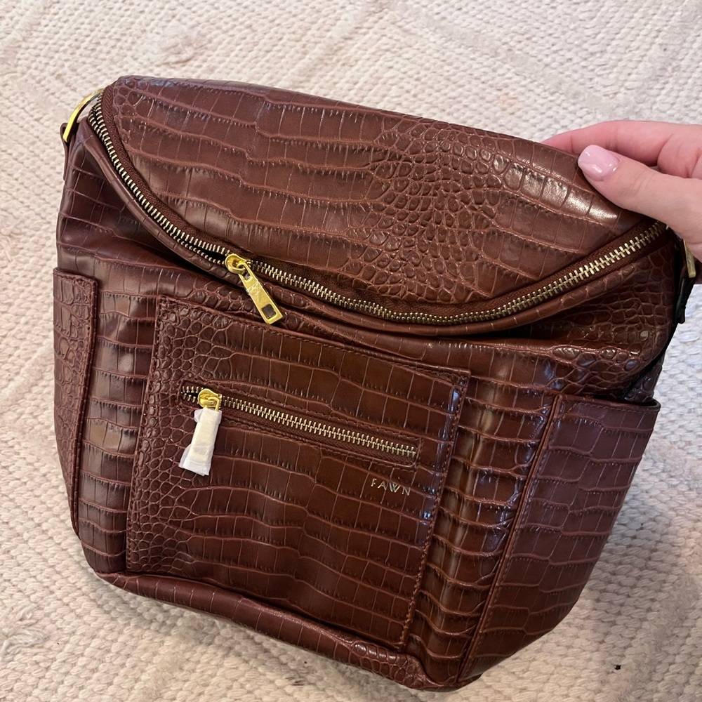 COPY - Never used mini fawn diaper bag